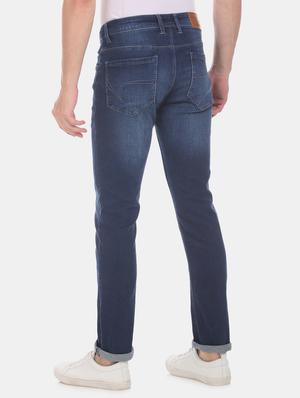 blue light washed denim jeans - 17575263 - Standard Image - 3