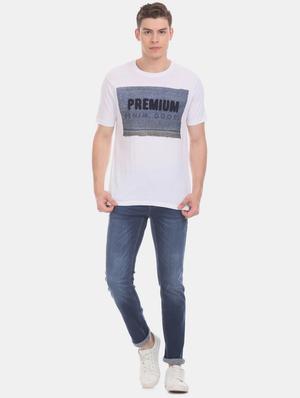 blue light washed denim jeans - 17575263 - Standard Image - 4