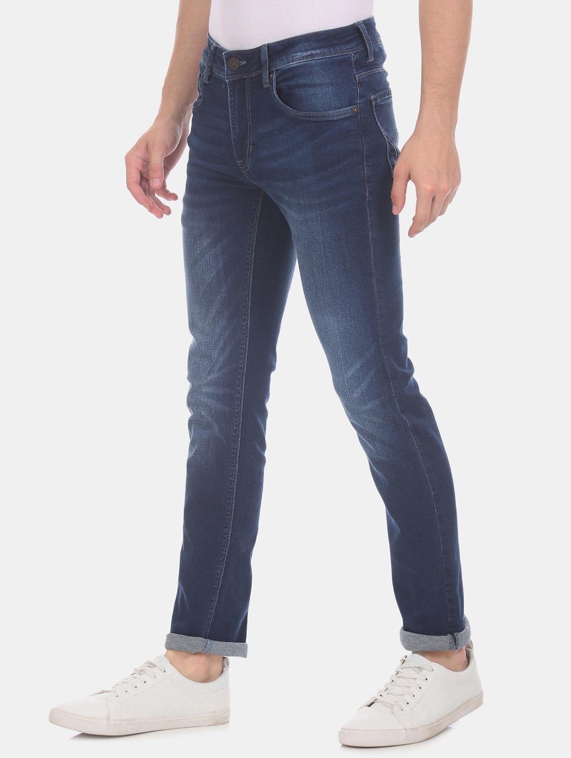 blue light washed denim jeans - 17575263 - Zoom Image - 2
