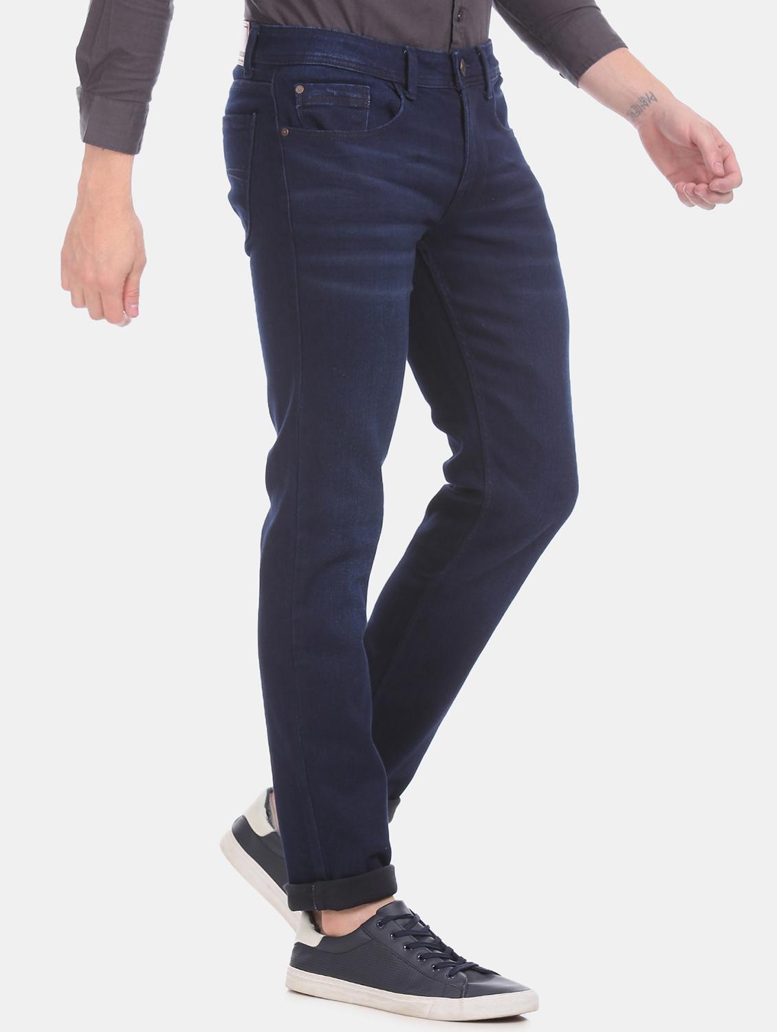 blue light washed denim jeans - 17575283 - Zoom Image - 1