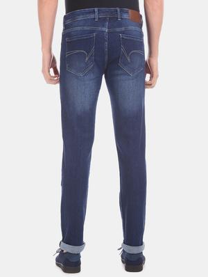 blue light washed denim jeans - 17575292 - Standard Image - 3