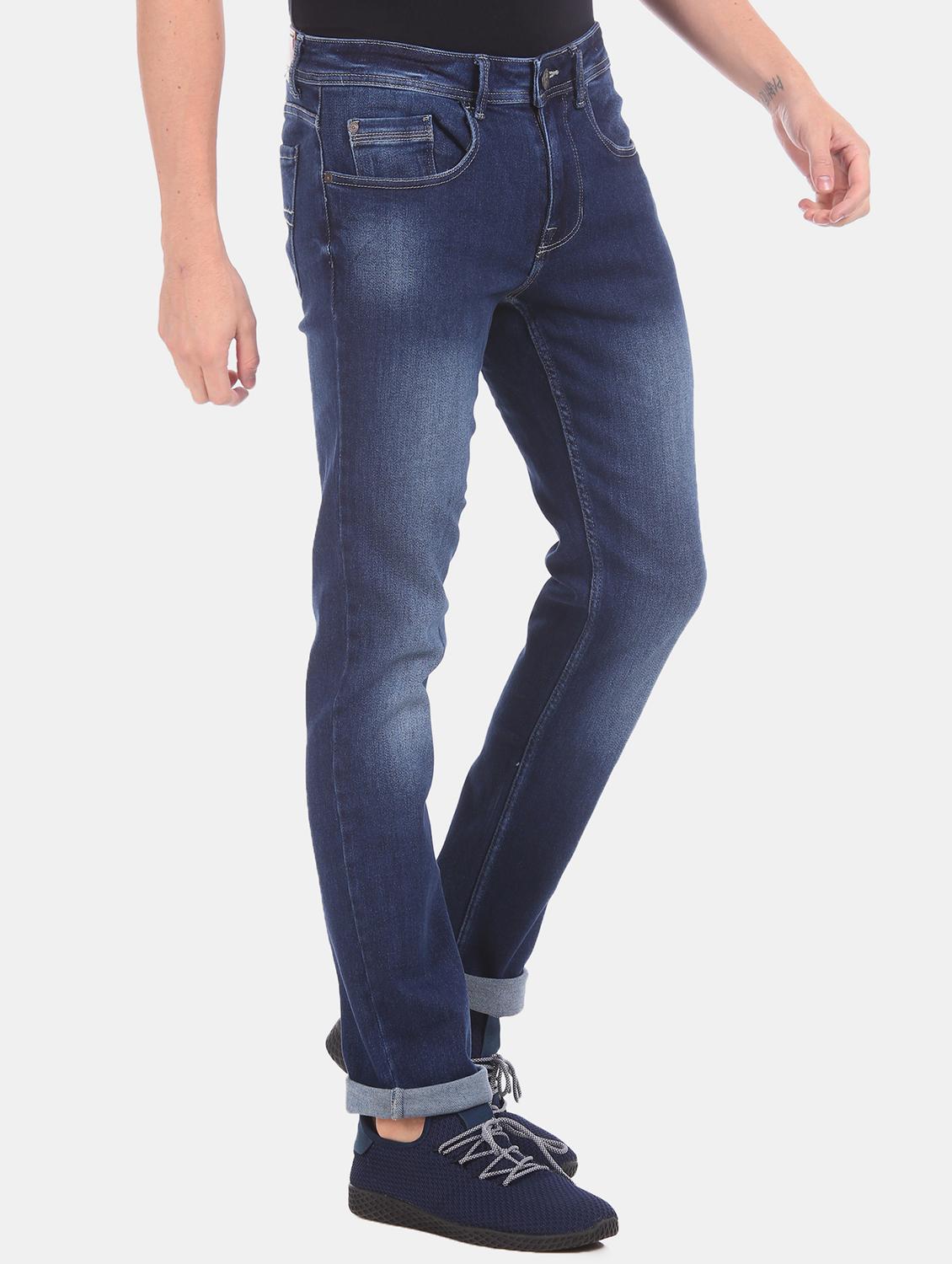 blue light washed denim jeans - 17575292 - Zoom Image - 2