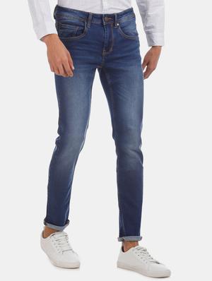 blue light washed denim jeans - 17575325 - Standard Image - 2