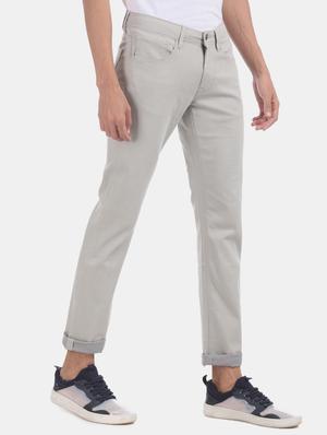 grey plain denim jeans - 17575331 - Standard Image - 2