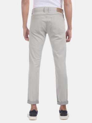 grey plain denim jeans - 17575331 - Standard Image - 3