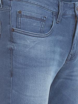 light blue distressed jeans - 17575338 - Standard Image - 5