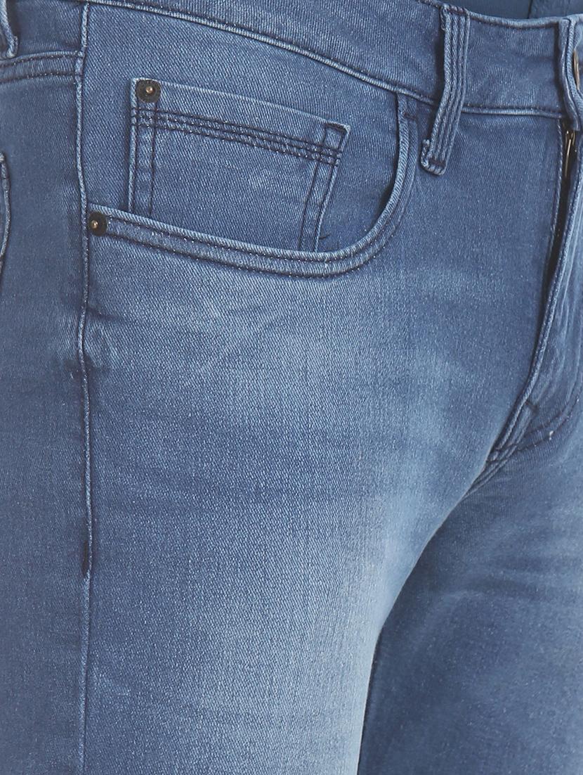light blue distressed jeans - 17575338 - Zoom Image - 5