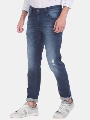 blue light washed jeans - 17575349 - Standard Image - 2