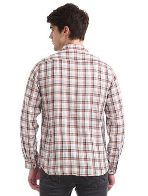 white checkered casual shirt - 17575352 - Standard Image - 3