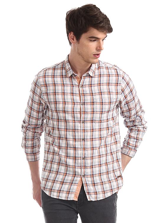 white checkered casual shirt - 17575352 - Zoom Image - 1