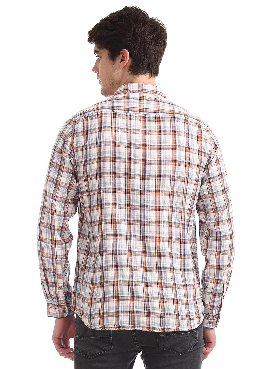 white checkered casual shirt - 17575352 - Zoom Image - 3