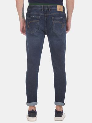 navy blue light washed denim jeans - 17575364 - Standard Image - 2