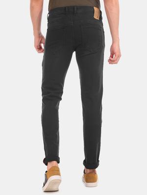 black plain denim jeans - 17575403 - Standard Image - 3
