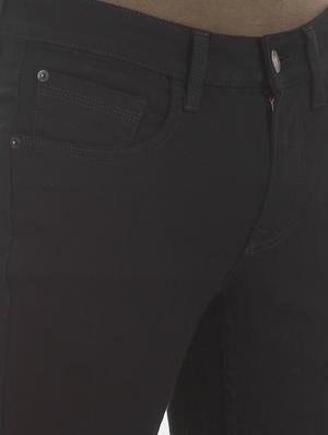 black plain denim jeans - 17575403 - Standard Image - 5