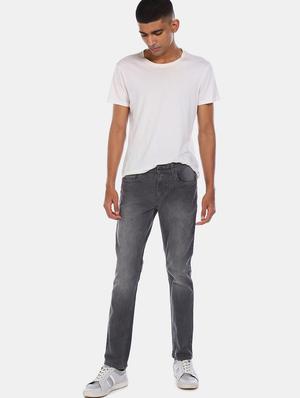 grey light washed denim jean - 17575407 - Standard Image - 3