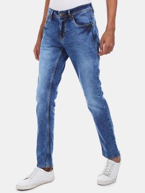 blue stone washed denim jean - 17575435 - Standard Image - 2
