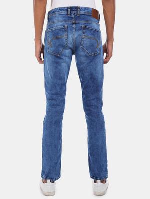 blue stone washed denim jean - 17575435 - Standard Image - 3