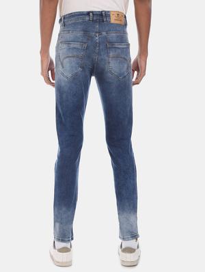 blue light washed ripped denim jean - 17575453 - Standard Image - 3