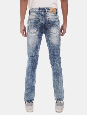 blue heavy washed denim jean - 17575455 - Standard Image - 3