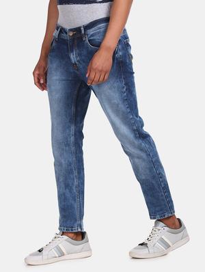 blue light washed denim jeans - 17575468 - Standard Image - 2