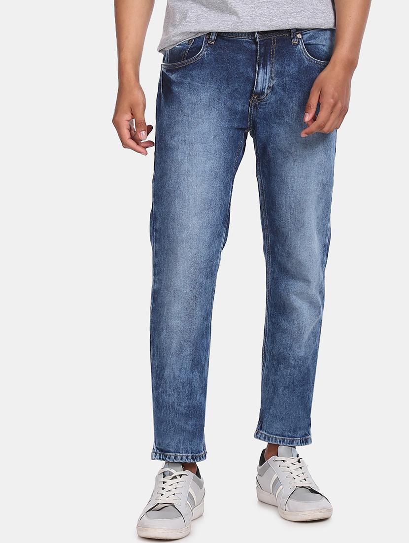 blue light washed denim jeans - 17575468 - Zoom Image - 1