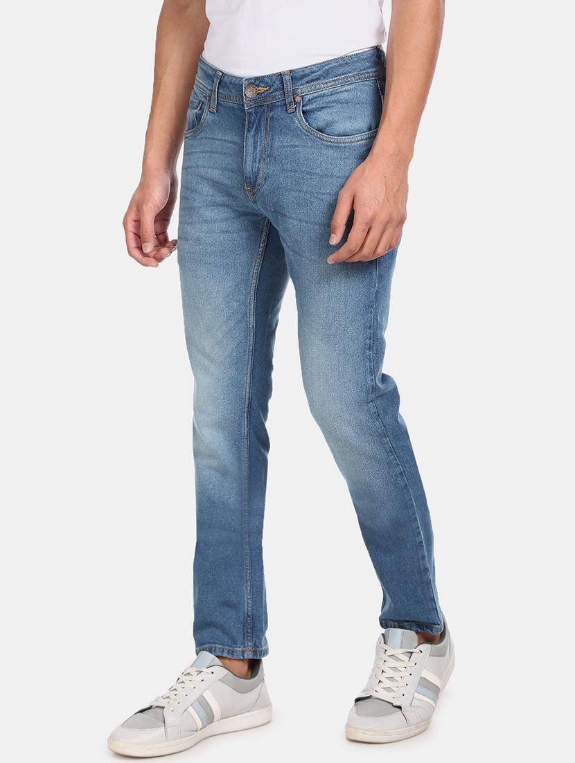 blue light washed denim jean - 17575483 - Zoom Image - 2