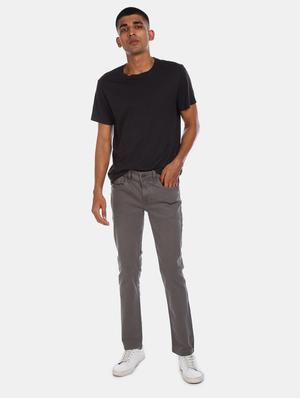 grey light washed denim jeans - 17575500 - Standard Image - 4