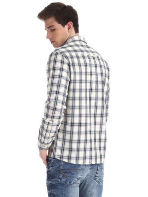 white checkered casual shirt - 17575509 - Standard Image - 3