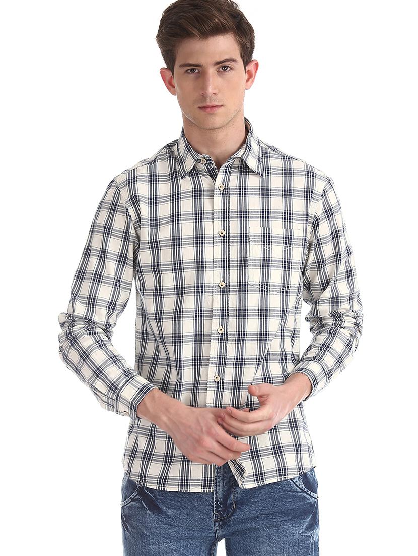 white checkered casual shirt - 17575509 - Zoom Image - 1