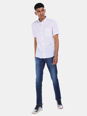 blue light washed denim jeans - 17575527 - Standard Image - 4
