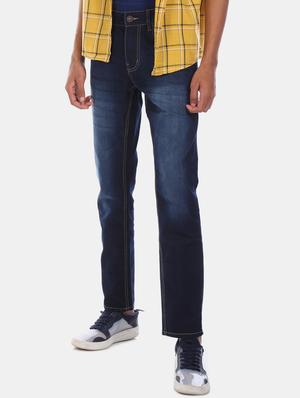 navy blue light washed denim jeans - 17575533 - Standard Image - 2