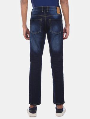 navy blue light washed denim jeans - 17575533 - Standard Image - 3