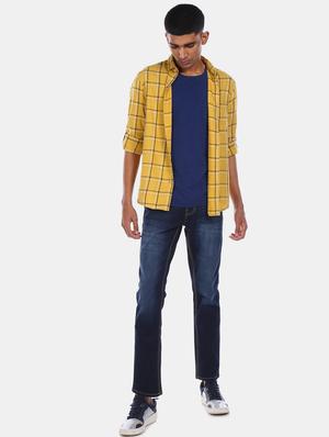 navy blue light washed denim jeans - 17575533 - Standard Image - 4
