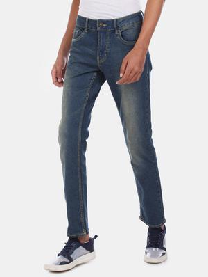 blue light washed denim jeans - 17575545 - Standard Image - 2