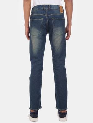 blue light washed denim jeans - 17575545 - Standard Image - 3