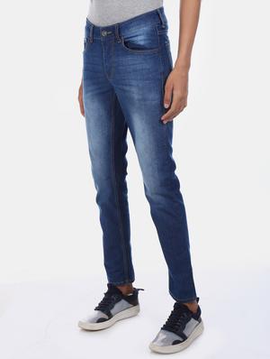 blue light washed denim jeans - 17575556 - Standard Image - 2