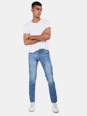 blue light washed denim jeans - 17575559 - Standard Image - 4