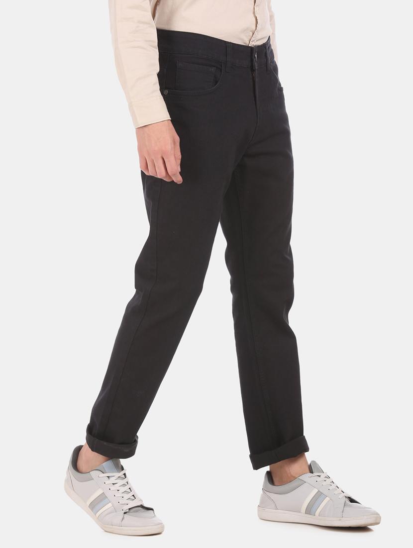 black plain denim jeans - 17575565 - Zoom Image - 2