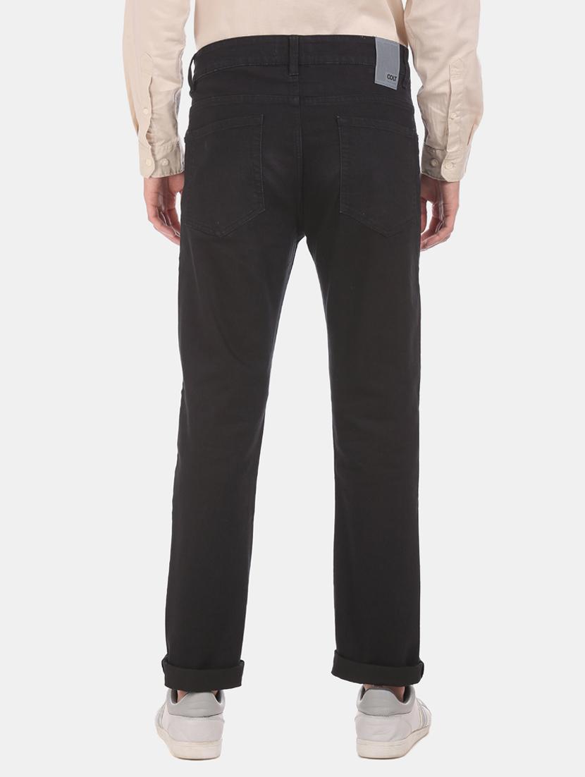 black plain denim jeans - 17575565 - Zoom Image - 3