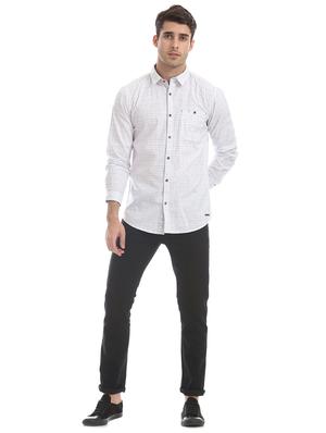 white checkered casual shirt - 17575596 - Standard Image - 4