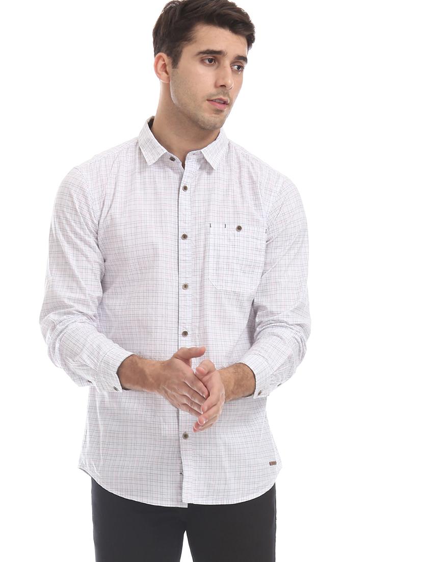 white checkered casual shirt - 17575596 - Zoom Image - 1