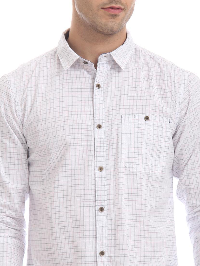 white checkered casual shirt - 17575596 - Zoom Image - 5