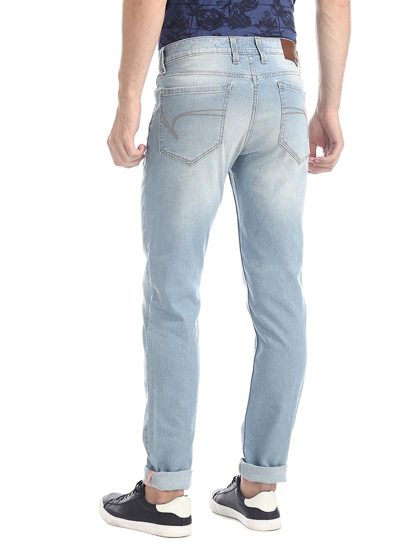light blue light washed denim jean - 17575629 - Zoom Image - 3