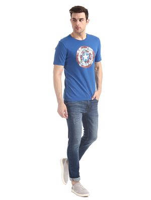 navy blue light washed denim jean - 17575634 - Standard Image - 4