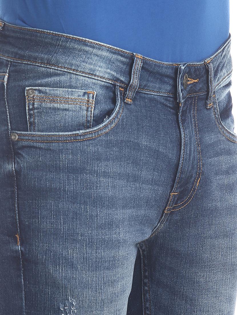 navy blue light washed denim jean - 17575634 - Zoom Image - 5