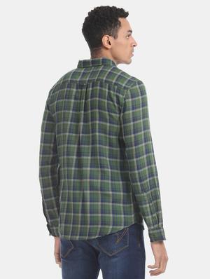 green checkered casual shirt - 17575708 - Standard Image - 3