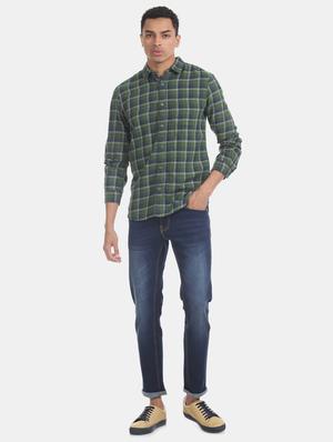 green checkered casual shirt - 17575708 - Standard Image - 4
