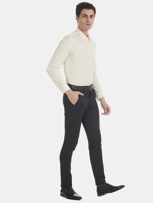 yellow solid formal shirt - 17575804 - Standard Image - 5