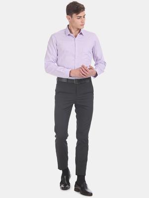 purple self design formal shirt - 17575833 - Standard Image - 5