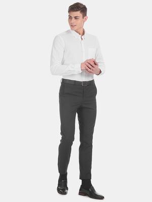 white solid formal shirt - 17575843 - Standard Image - 5